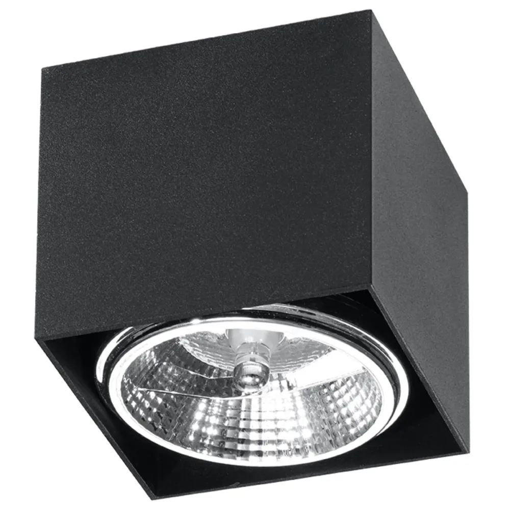 Projecteur de plafond Sollux Lighting Blake 1L en aluminium GU10/ES111 White
