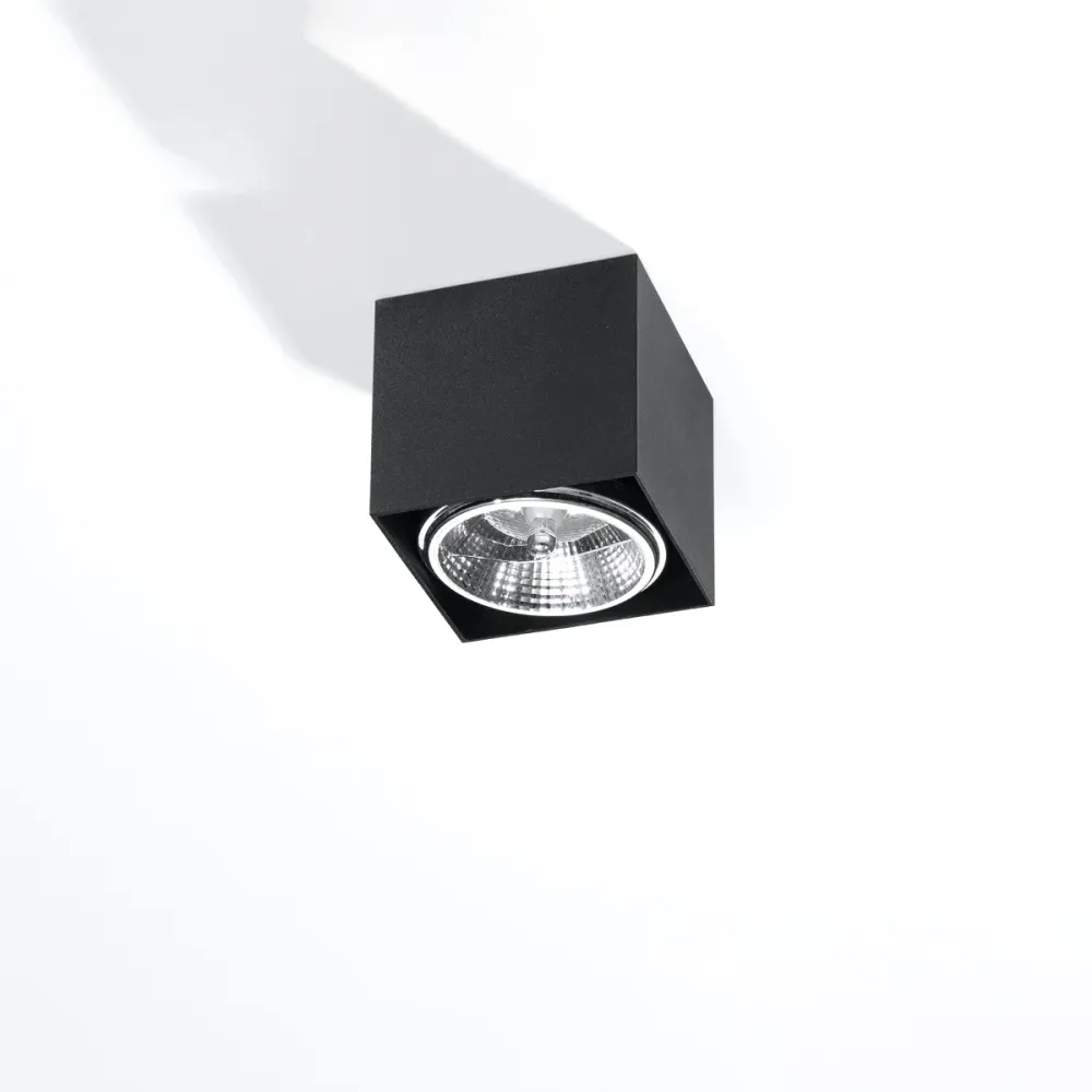 Projecteur de plafond Sollux Lighting Blake 1L en aluminium GU10/ES111 White
