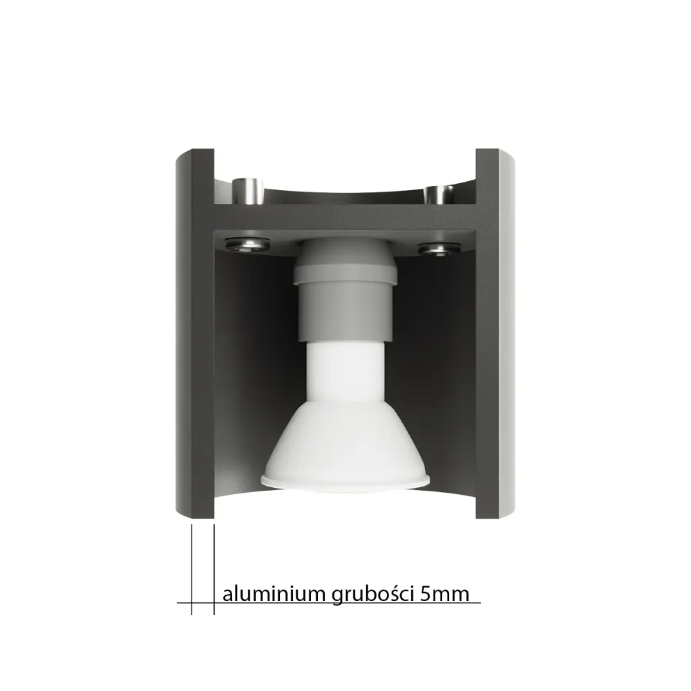 Sollux Lighting Orbis 1L applique murale en aluminium G9