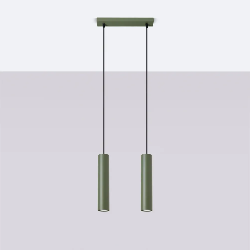 Suspension linéaire Sollux Lighting Lagos 2L GU10 Beige
