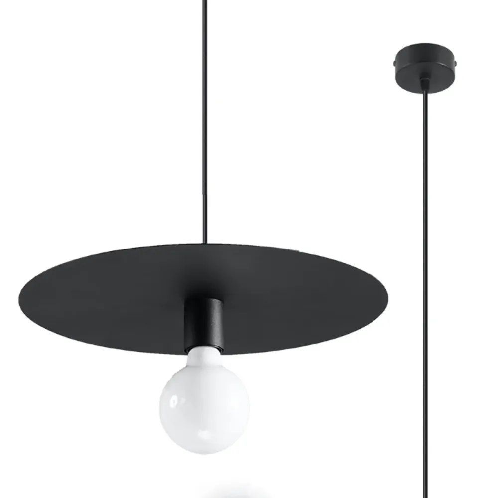 Suspension Sollux Lighting Flavio 1L E27 White
