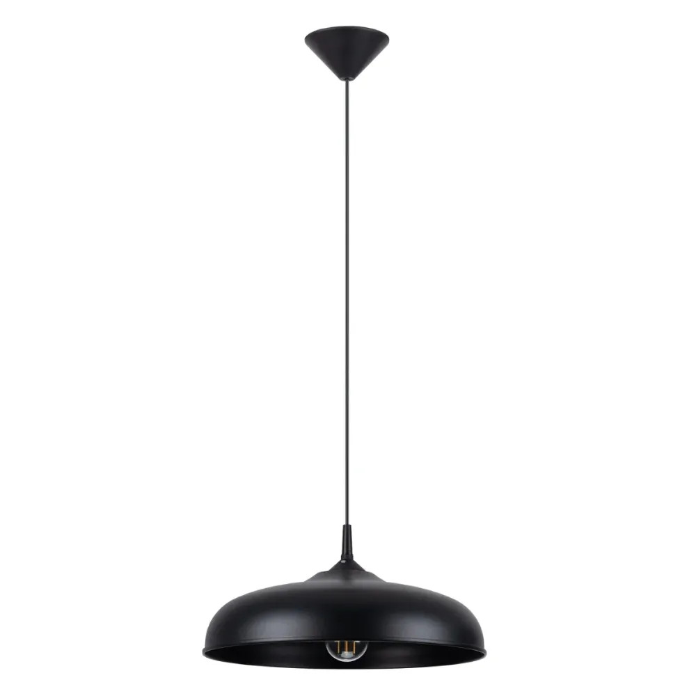 Suspension Sollux Lighting Gina 1L en acier E27 White