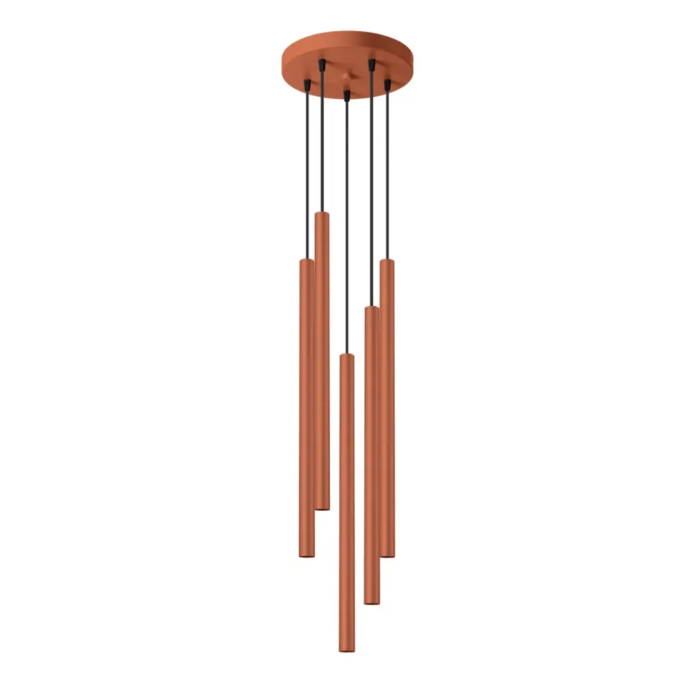 Suspension Sollux Lighting Pastelo 5L G9 beige Beige
