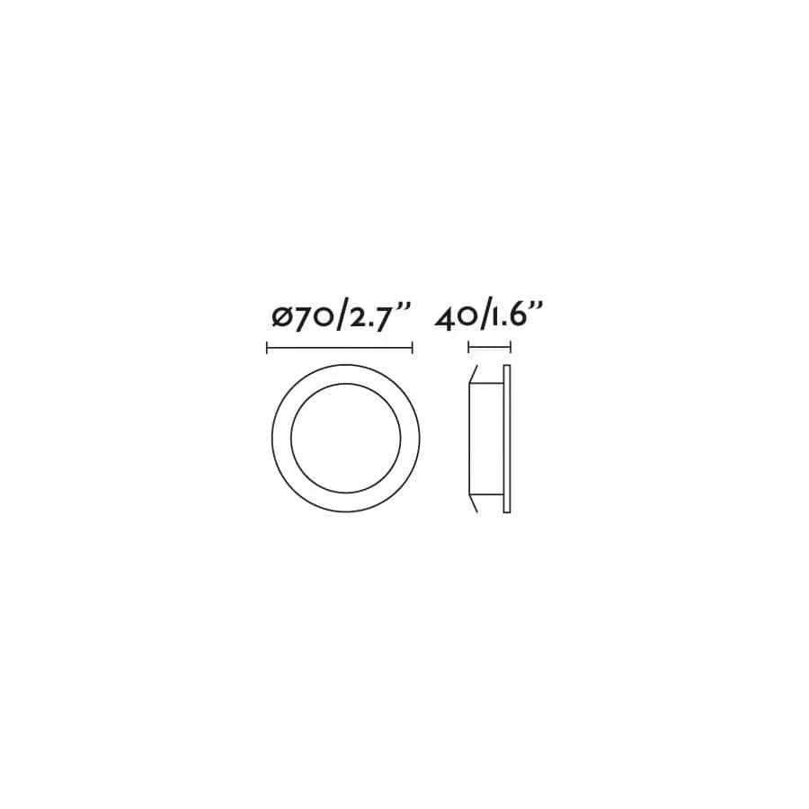Spot encastrable professionnel orientable LED COB NAIS blanc