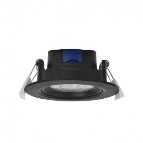 Spot noir encastrable orientable LED COB 5W éclairage neutre