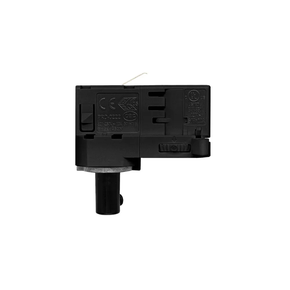 Spot simple Mini Spotlight GU1d0 pour rails - Bronze satiné