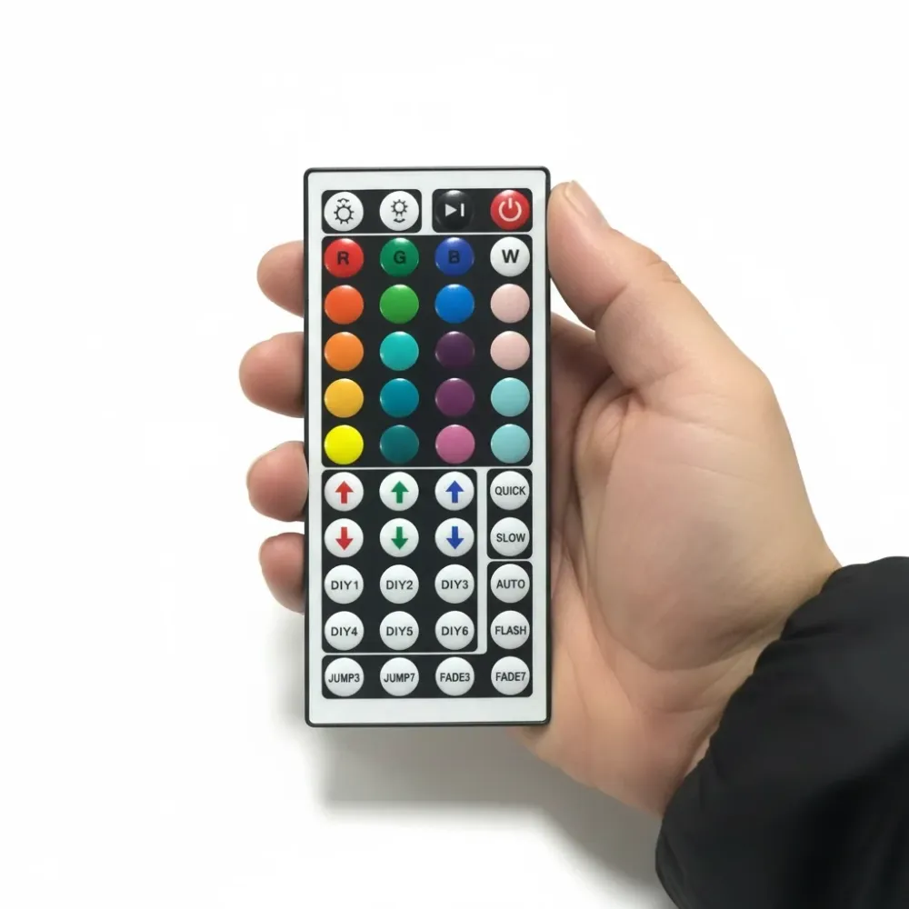Télécommande Sans Fil 44 Touches RGB pour Ruban LED 3528 5050 SQES