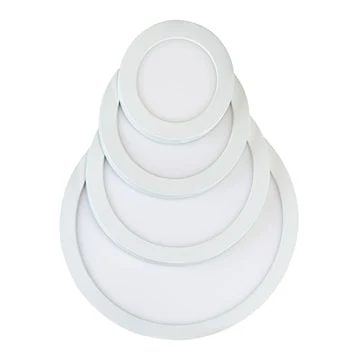 PRODUITS STANDARD 68714 PLAFONNIER DEL 7PO 12W 120V 3CCT ROND BLANC DIM Stanpro