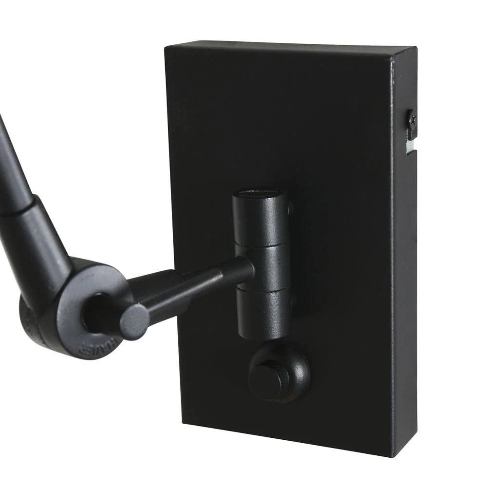 Applique murale pivotante Steinhauer Prestige Chic 1L, noir et blanc, culot E27