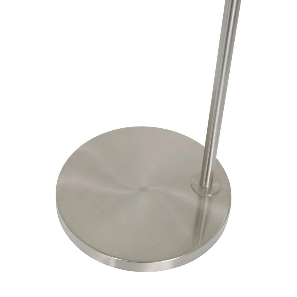 Lampadaire Steinhauer Prestige Chic 1L, finition fumée, douille E27, hauteur 115-250 cm