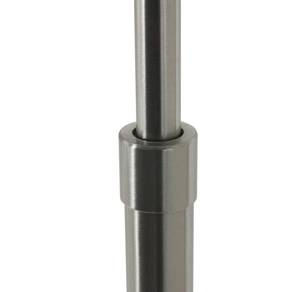 Lampadaire Steinhauer Prestige Chic 1L, finition fumée, douille E27, hauteur 115-250 cm