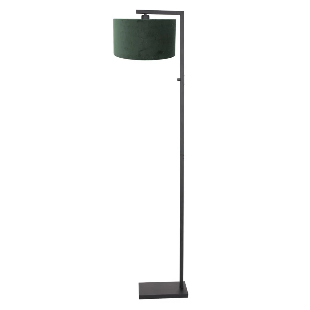 Lampadaire Steinhauer Rod 1L noir et vert E27, H 160 cm