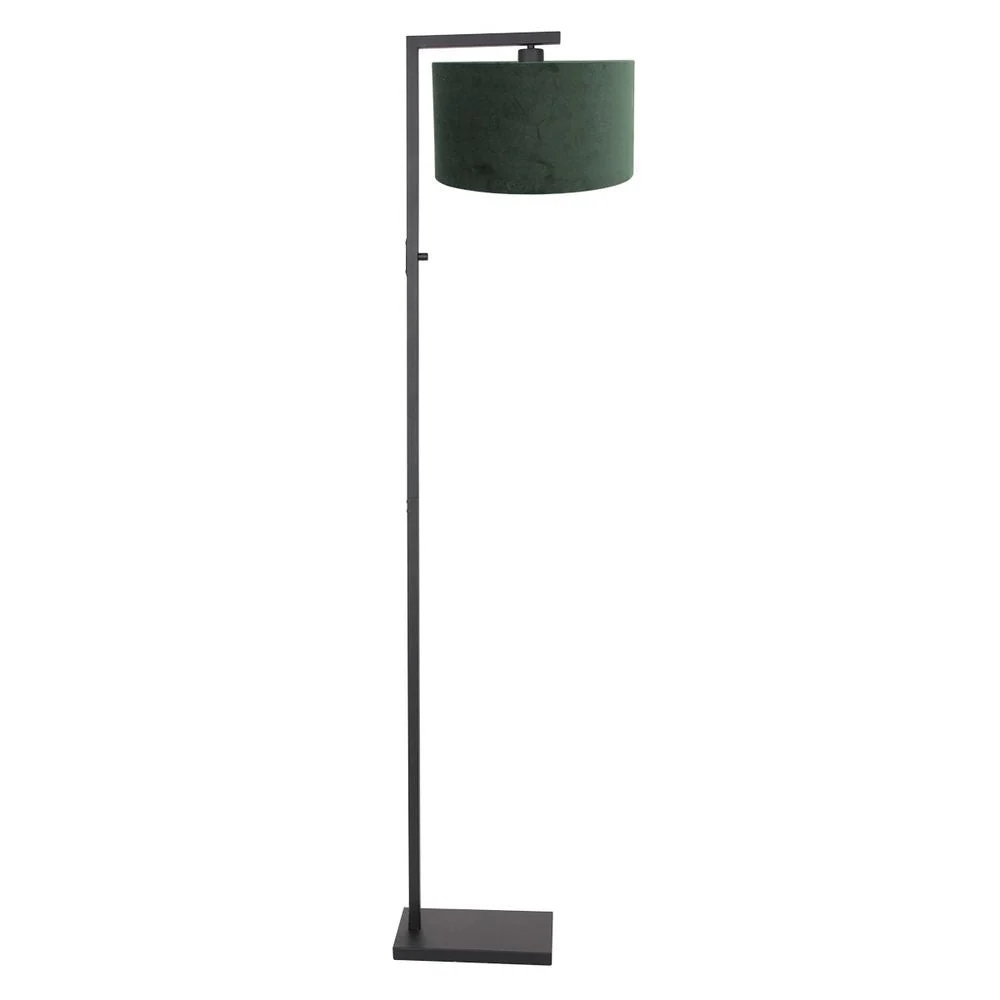 Lampadaire Steinhauer Rod 1L noir et vert E27, H 160 cm