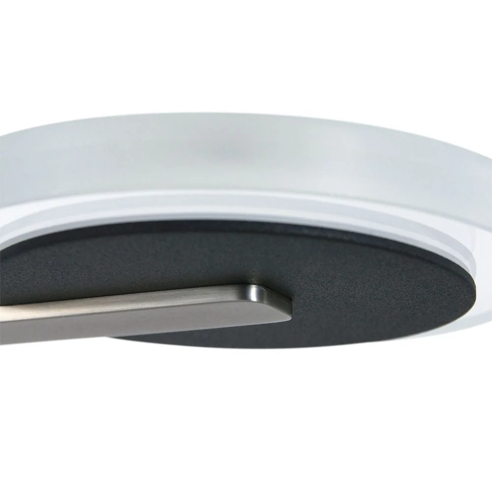 Lampadaire Steinhauer Touround 1L, LED noir, H 129 cm