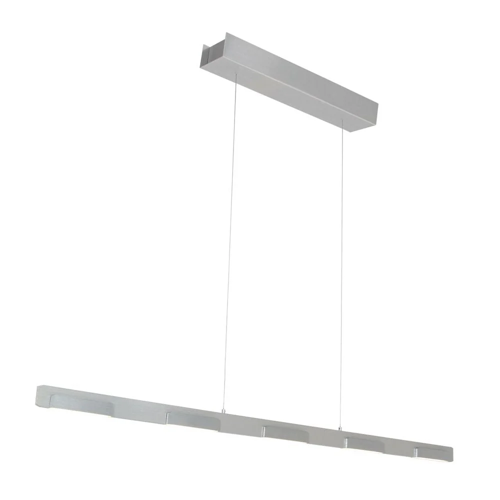 Luminaire sur rail Steinhauer Bloc 7L, LED en acier, largeur 120 cm