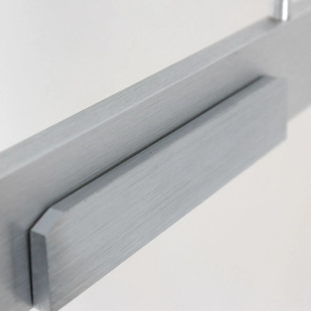 Luminaire sur rail Steinhauer Bloc 7L, LED en acier, largeur 120 cm