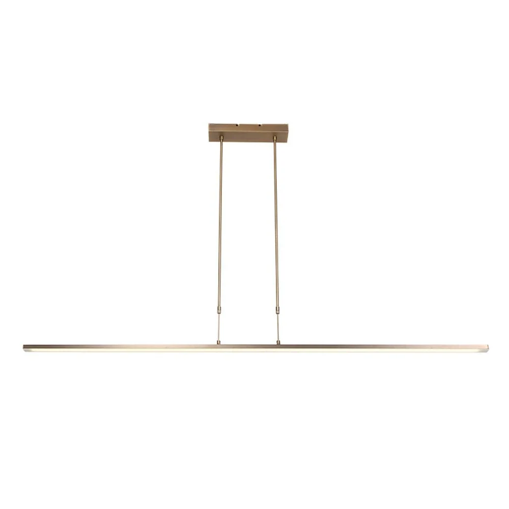 Luminaire sur rail Steinhauer Zelena 3L, LED bronze, largeur 155 cm