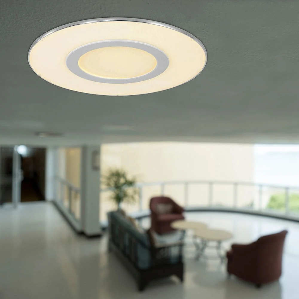 Plafonnier encastré Steinhauer 1L LED blanche, D 60 cm