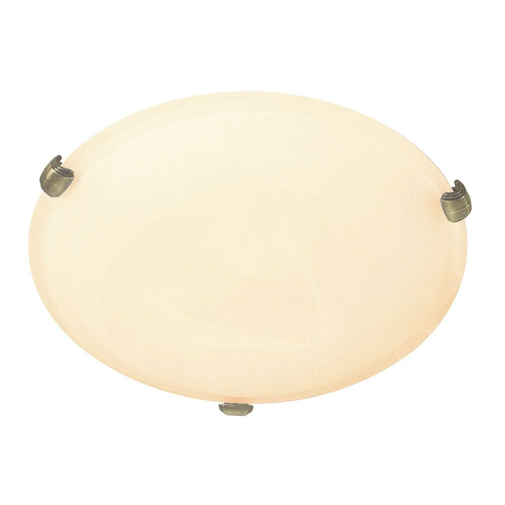 Plafonnier Steinhauer encastrable 1L bronze E27, D 30cm