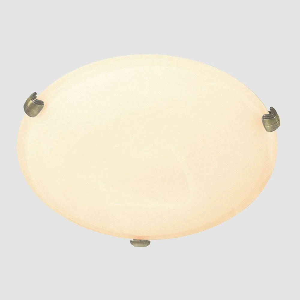 Plafonnier Steinhauer encastrable 1L bronze E27, D 30cm