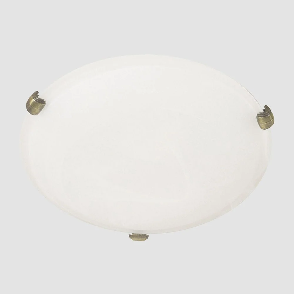 Plafonnier Steinhauer encastrable 1L bronze E27, D 30cm