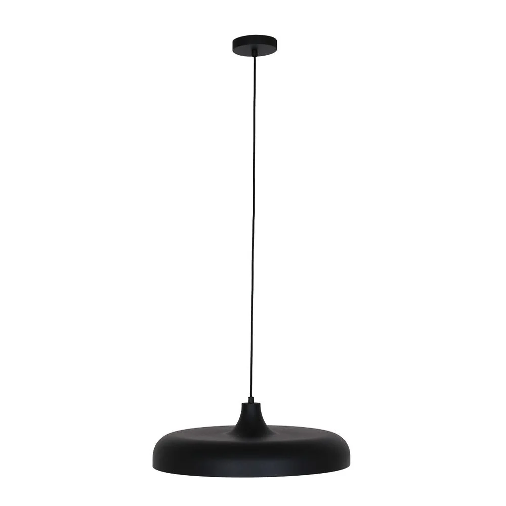 Steinhauer Crisip 1L suspension métal noir E27, D 50cm