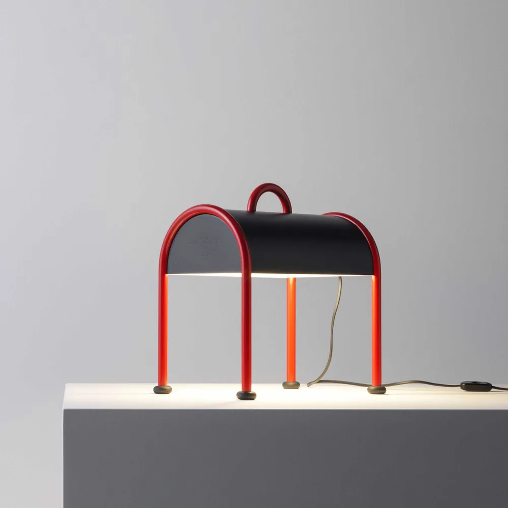 Lampe de table VALIGIA par Ettore Sottsass pour Stilnovo