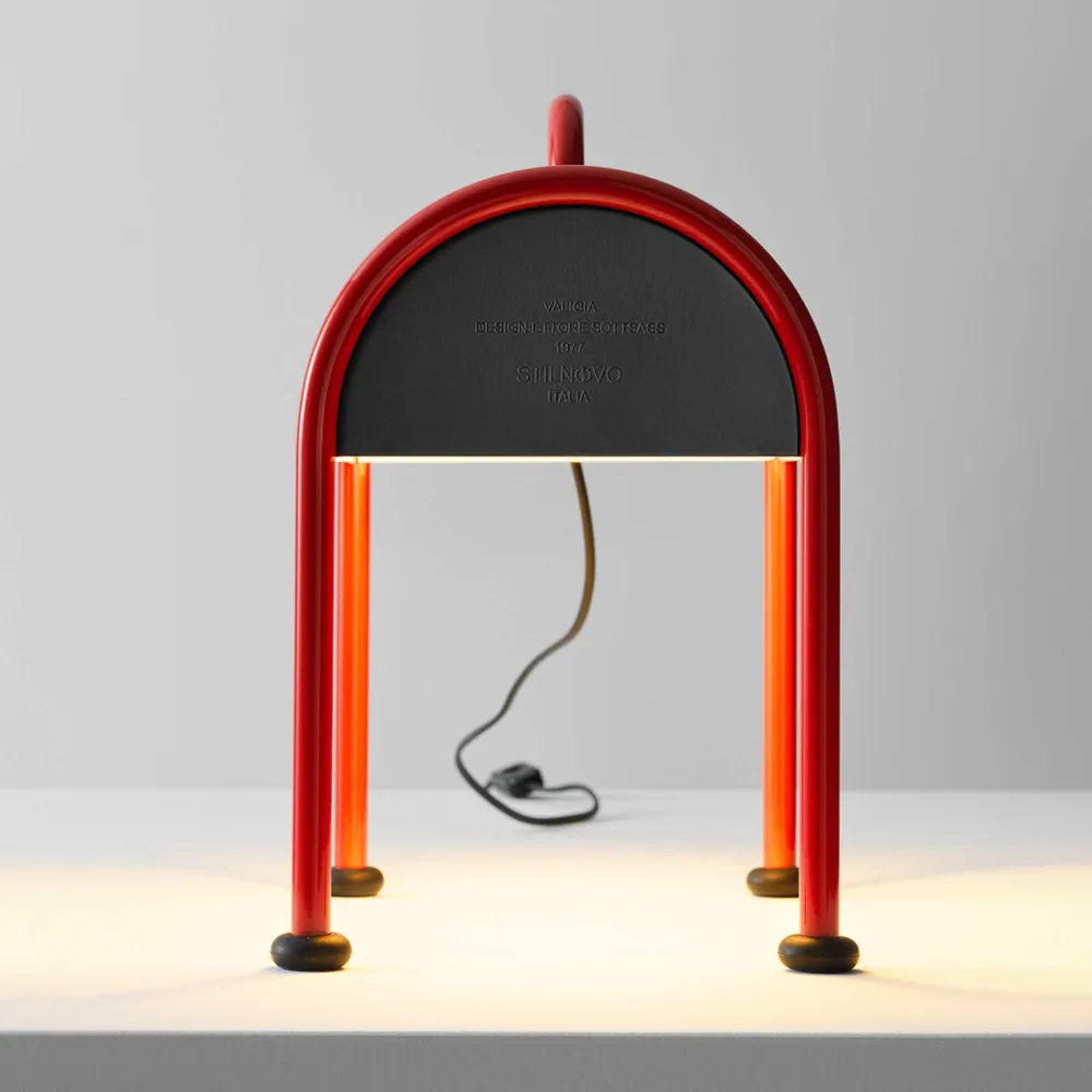 Lampe de table VALIGIA par Ettore Sottsass pour Stilnovo