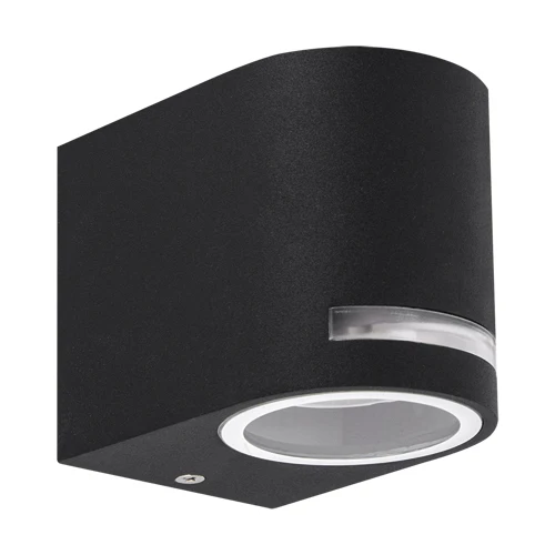 Applique murale extérieure STRUHM FOREST GU10 35W en alliage d'aluminium noir moulé