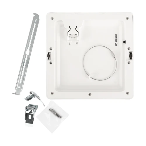 Plafonnier encastré STRUHM OLGA LED (SMD) en plastique blanc, largeur 16-29 cm
