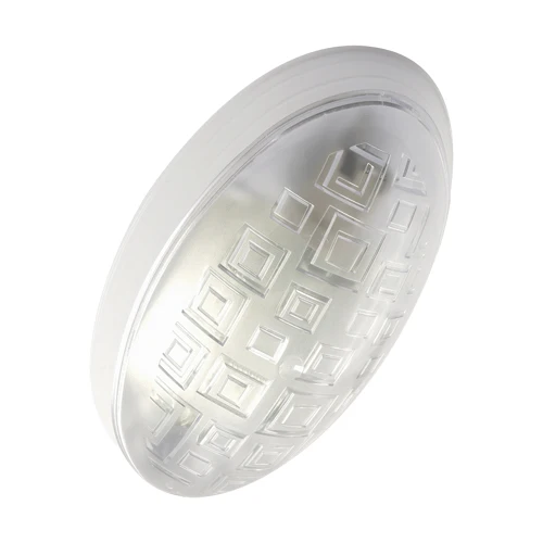 Plafonnier STRUHM FLER E27 15W en plastique blanc, largeur 27 cm