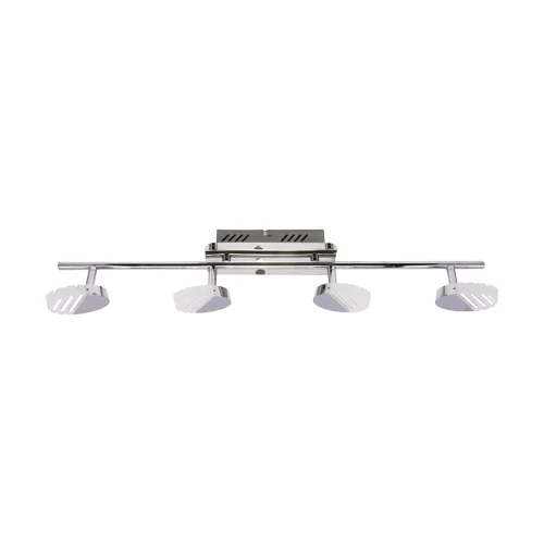 Rails d'éclairage STRUHM ARTO LED (SMD) 4 x 5W en acier inoxydable chromé