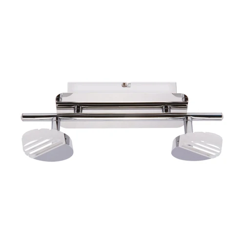 Rails d'éclairage STRUHM ARTO LED (SMD) 2 x 5W en acier inoxydable chromé