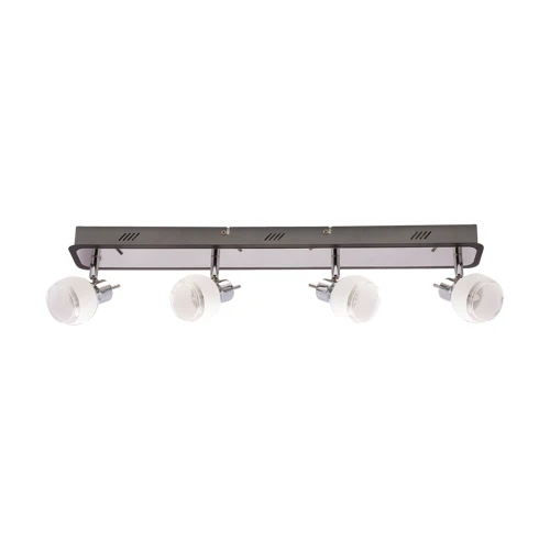 Rails d'éclairage STRUHM EPOS G9 4 x 40W en acier inoxydable chromé