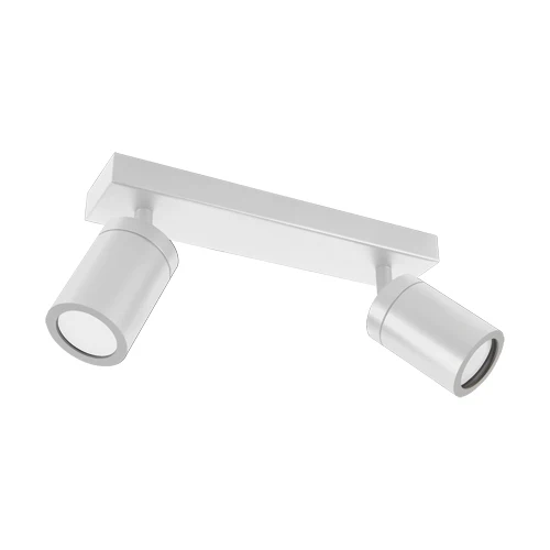 Rails d'éclairage STRUHM TENOR GU10 2 x 20W acier blanc/noir White