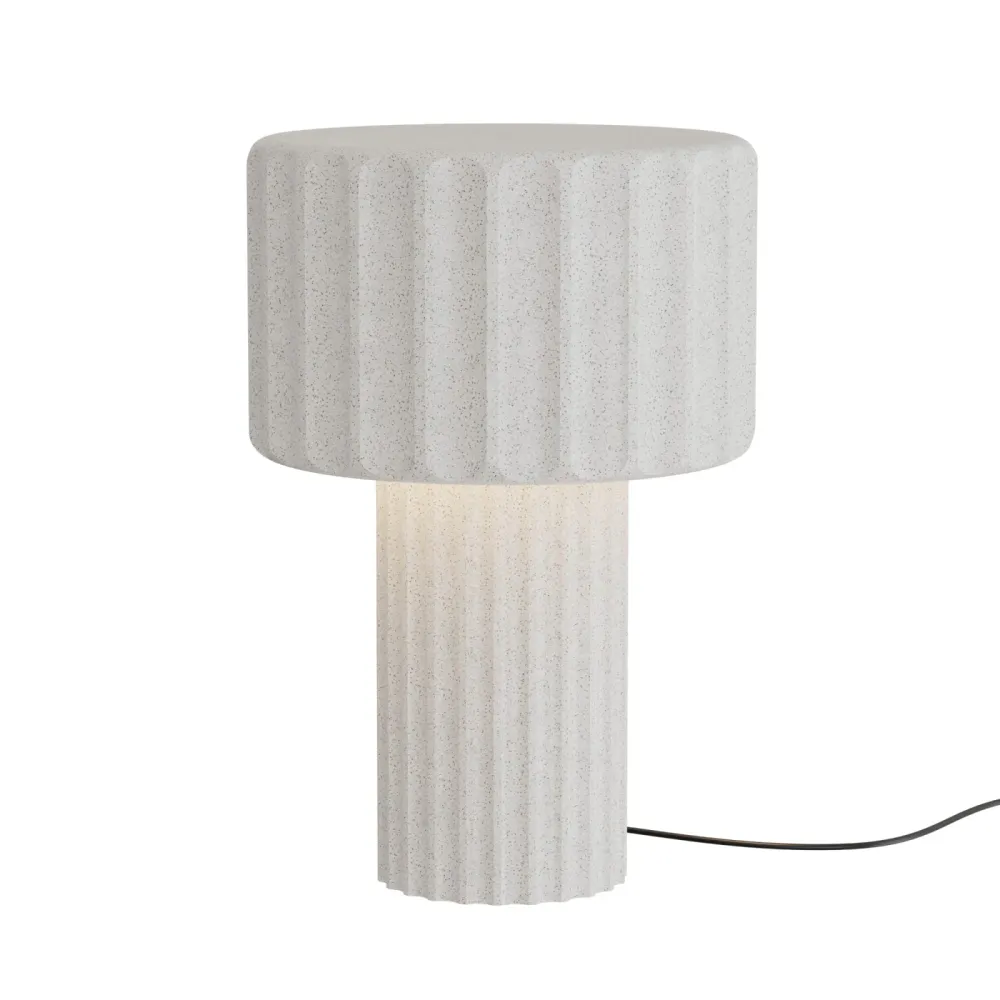 Lámpara de sobremesa Sulion Olimpia LED E27 2 luces hormigón 40W 2178370