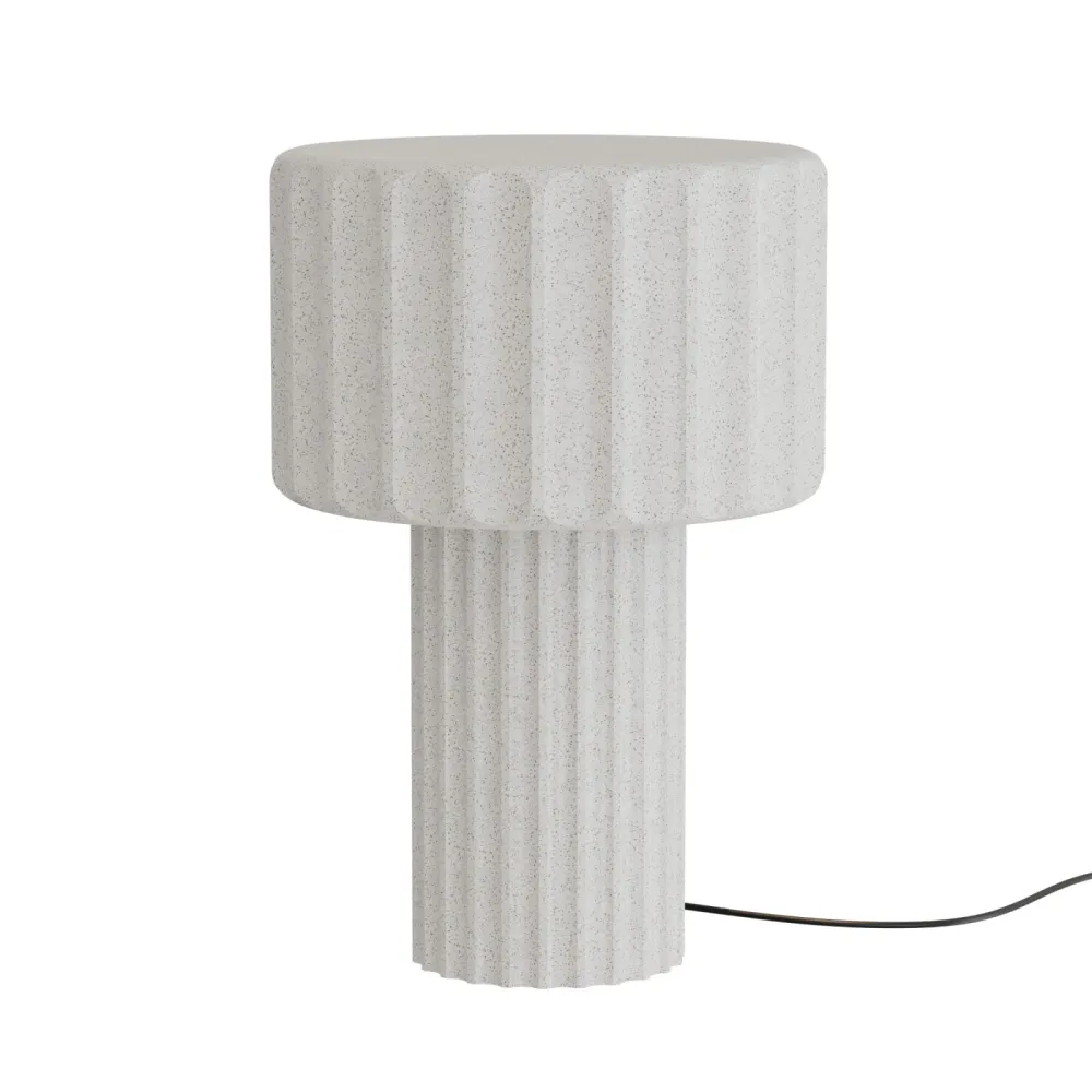 Lámpara de sobremesa Sulion Olimpia LED E27 2 luces hormigón 40W 2178370