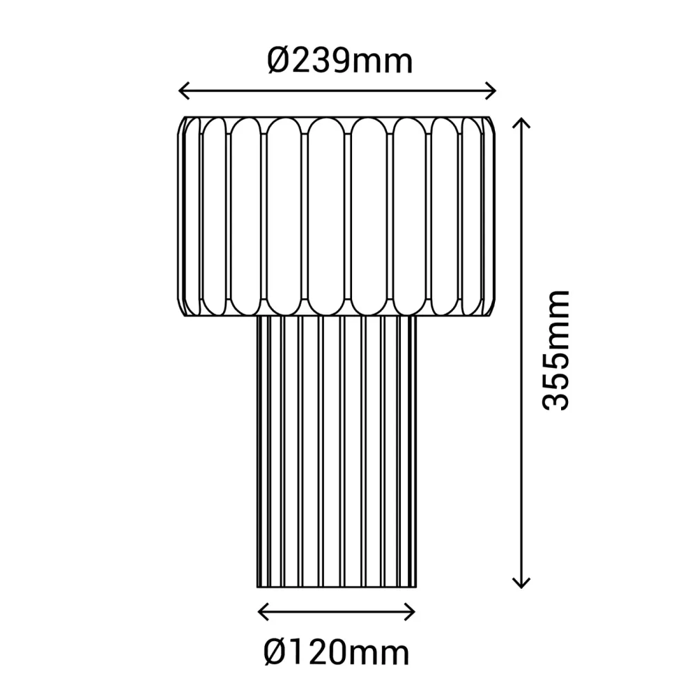 Lámpara de sobremesa Sulion Olimpia LED E27 2 luces hormigón 40W 2178370