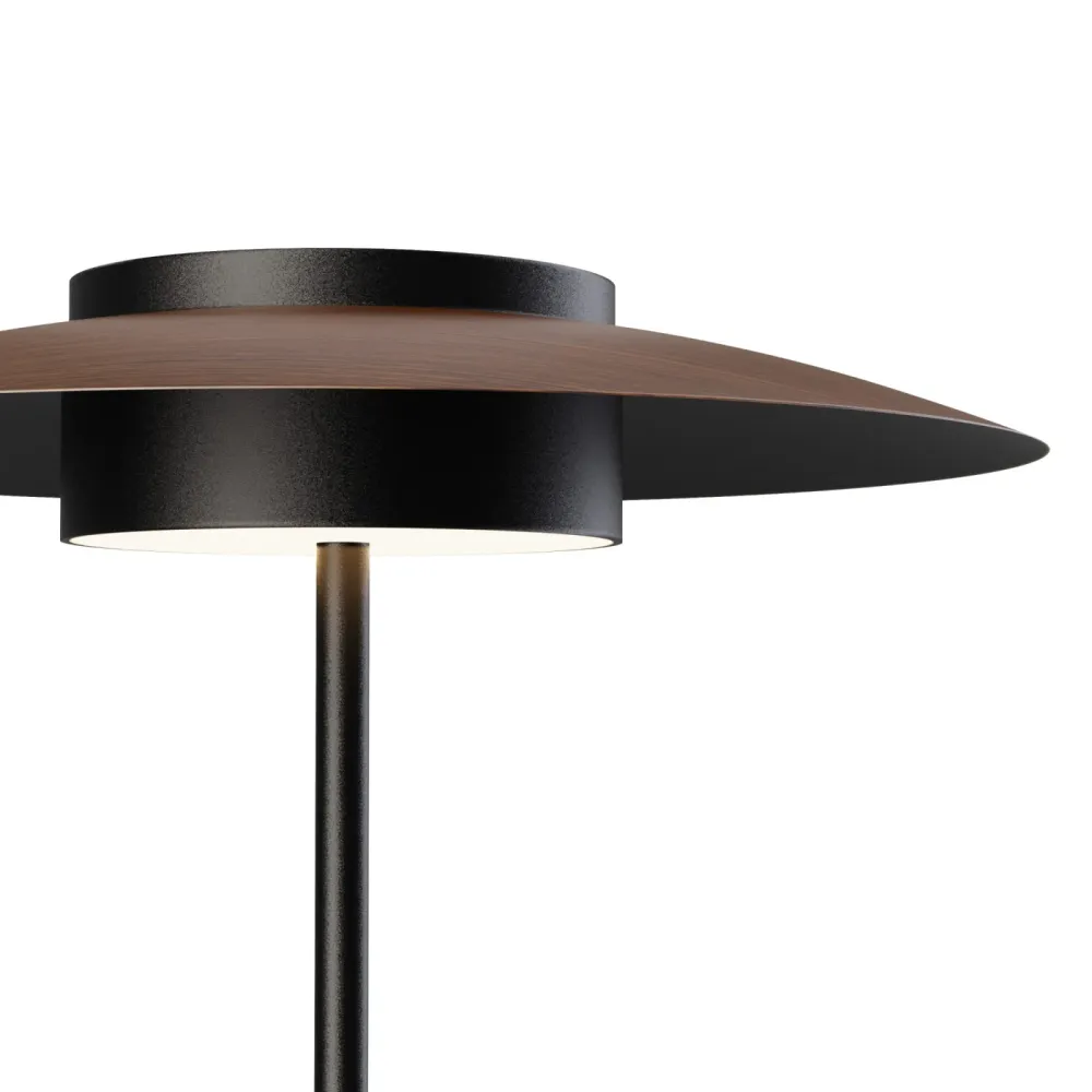Lámpara de sobremesa Sulion Valentina LED madera metal CCT 9W 2191331