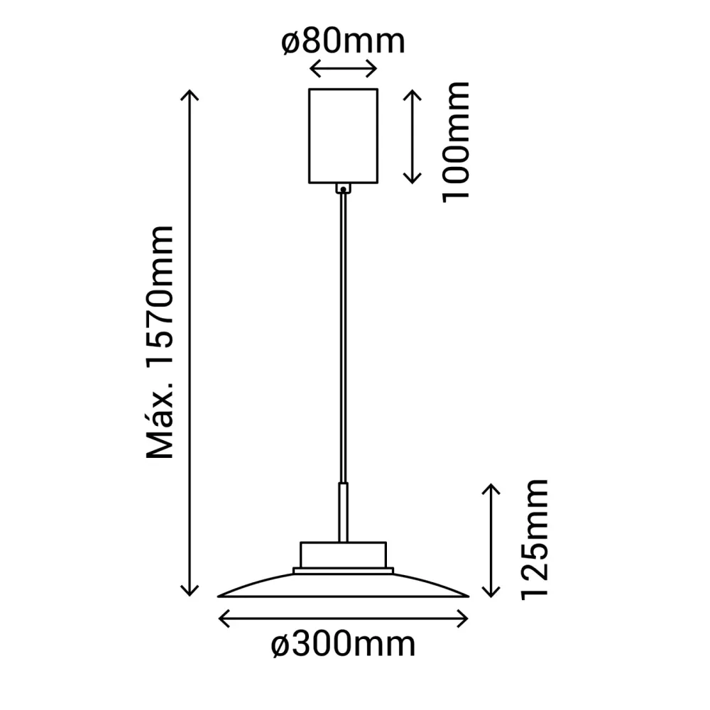 Lámpara de techo colgante Sulion Carmen LED metal CCT Ø30cm 9W 2191430