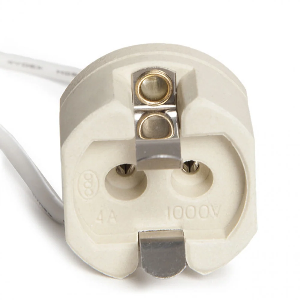 Support de Lampe Céramique G12 Câble 160Mm 180ºc