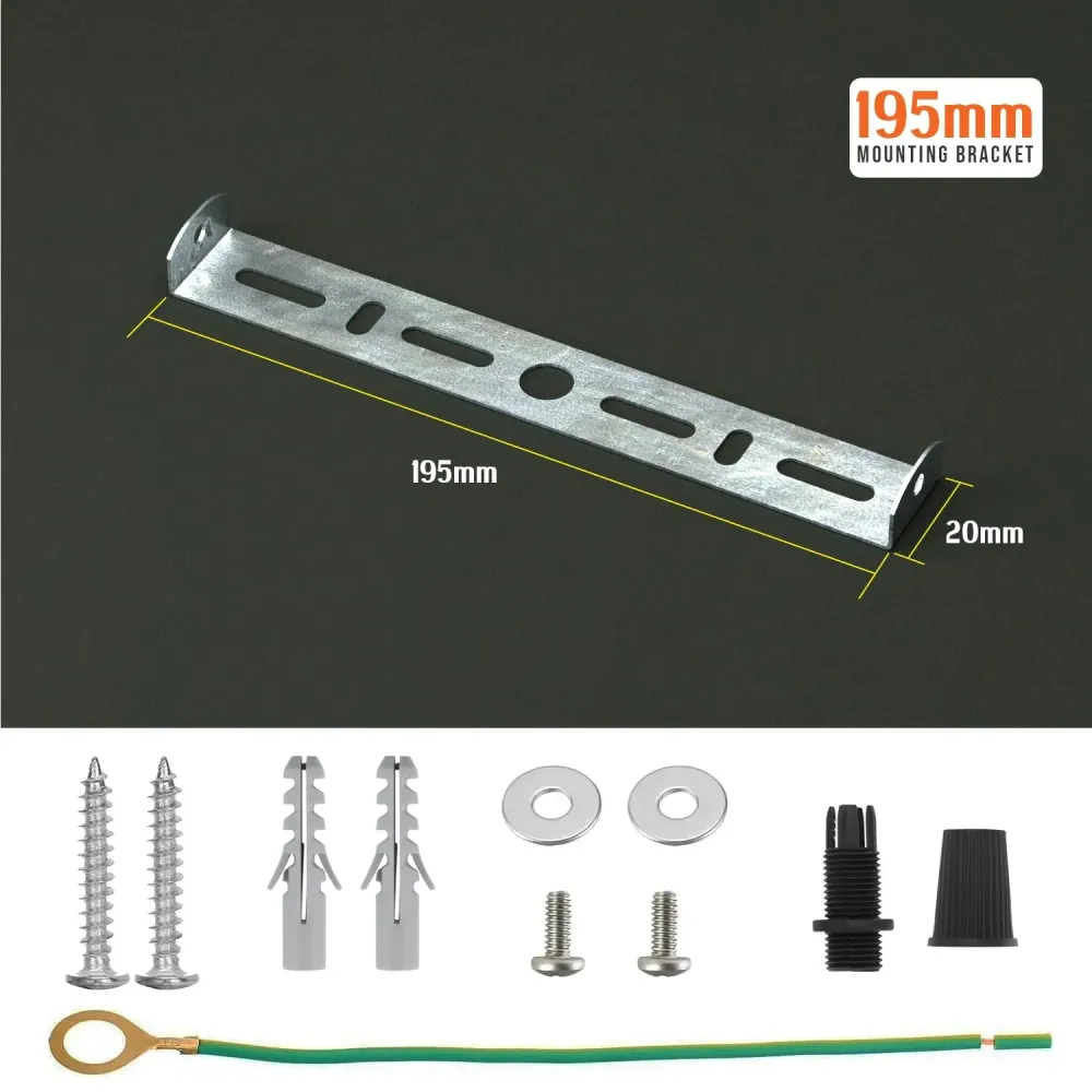 Support de montage latéral pour sangle rose de plafond 195 mm ~1718