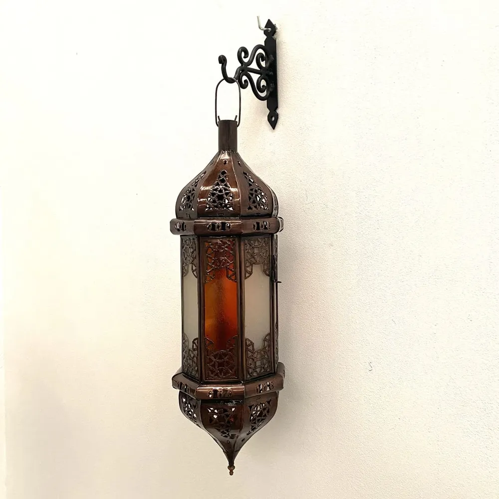 Support pour Lampes et Lanternes Arabes en Fer Forgé 10cm