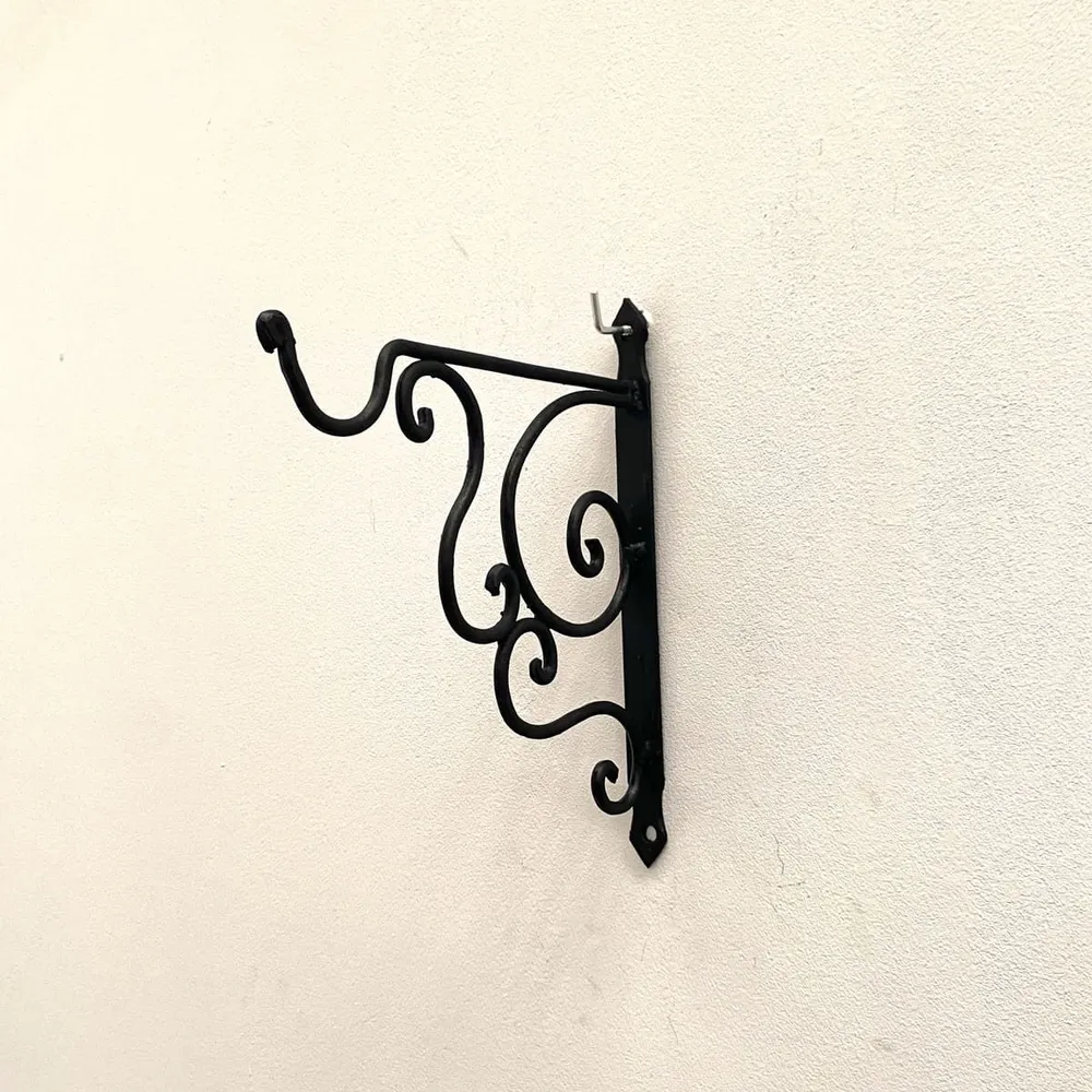 Support pour lampes et lanternes arabes en fer forgé 20 cm