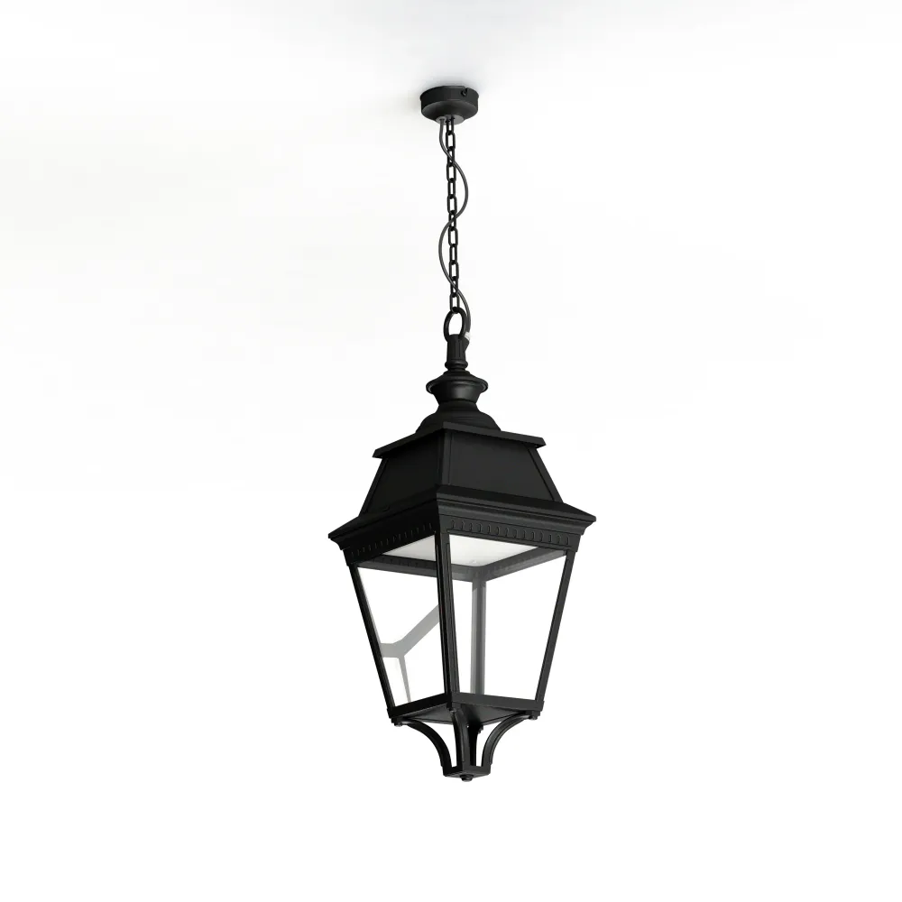 Suspension Avenue 3 N°1 LED Warm Noir 000 Diffuseur clair 103102000