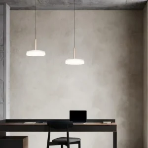 Suspension Céleste verre blanc Trio 354910165