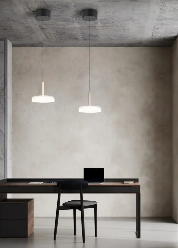 Suspension Céleste verre blanc Trio 354910165