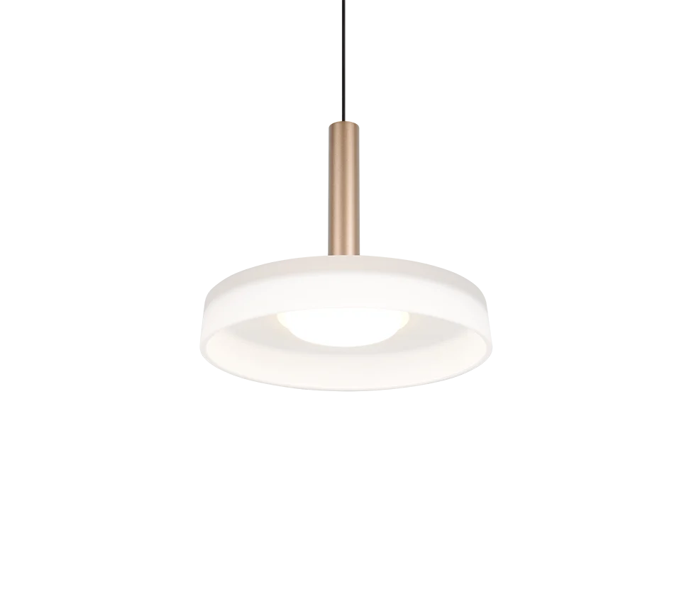 Suspension Céleste verre blanc Trio 354910165