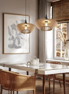 Suspension Colino anthracite/bois 315900142