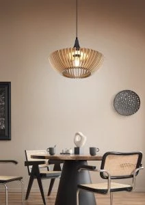 Suspension Colino anthracite/bois 315900142